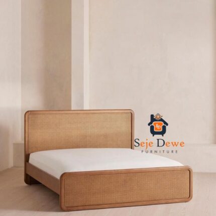 Tempat Tidur Minimalist Rattan