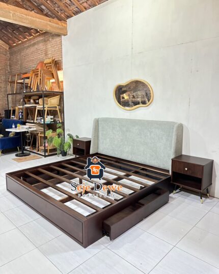 Tempat tidur minimalist Jepara