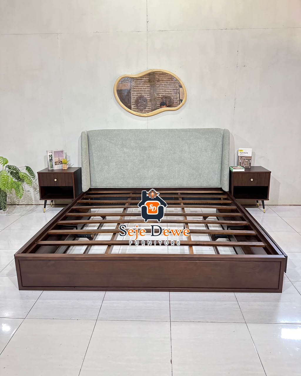 tempat tidur jati minimalist tempat tidur jati minimalist