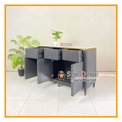 Bufet Jati Minimalis Modern Jepara