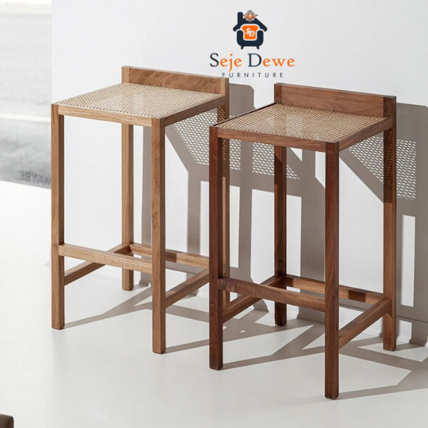 Kursi bar rattan